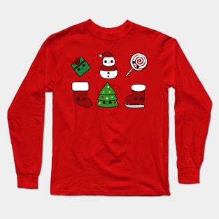 Christmas Kawaii Long Sleeve T-Shirt